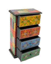 Wooden Small Almirah With Hand Painted