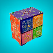 Wooden Drawer Chest With Emboss Painted
Wooden Almirah With Hand Painted
Wooden Almirah With 4 Shelve