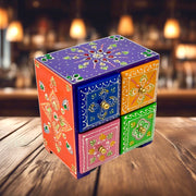 Wooden Chest Drawer Almirah Emboss Painted
Wooden Almirah With Hand Painted
Wooden Almirah With 4 Shelve