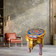 Elephant side table UAE
Hand-painted elephant table
Rajasthani elephant table
Antique elephant table