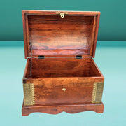 wooden storage box UAE
brass fitted storage chest