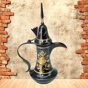 Handmade Arabic Dallah for UAE
Luxury Coffee Pot for Arabic Serving
Traditional Emirati Brass Dallah