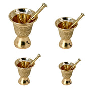 Brass Hawn
Hawa 
Hand grinder pot
Saffron crusher pot