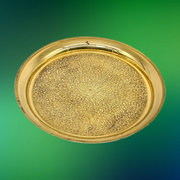 Decorative Pooja Plates Wholesale
Brass Pooja Thali Online Shopping
Hand Engraved Religious Plate
Solid Brass Round Plate
Indian Artisanal Brassware