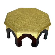 Wooden Table for Religious Use in UAE/
Small Wooden Pooja Table with Carving/
Wooden Pooja Chowki for Gifting UAE/
Wooden Table for Temple Use Qatar/
