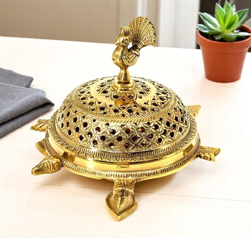 🕊️Spiritual Symbols in Brass: Tortoise, Peacock & More