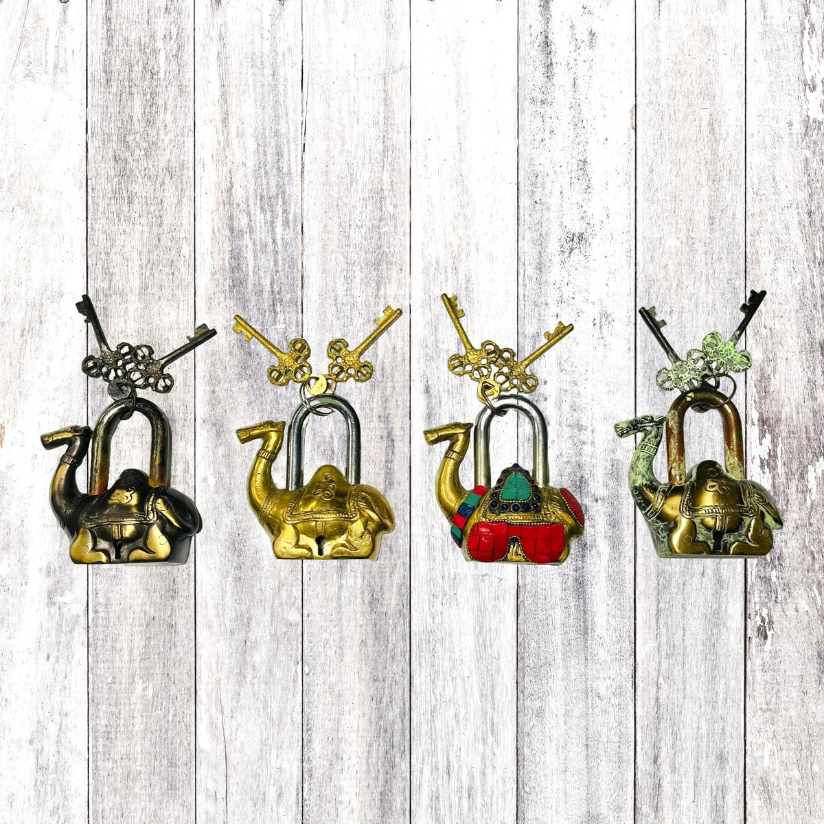 Handcrafted Brass Locks for Home Decor UAE – Al Athar Arts