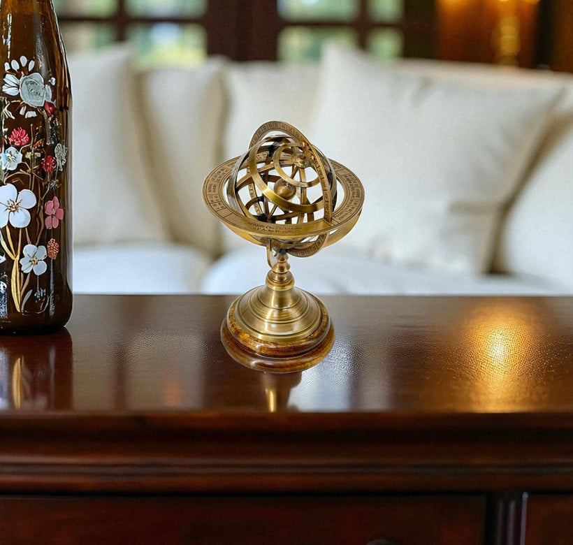 Add Timeless Style to Your Home with Brass Globes from Al Athar Furniture & Art Trading