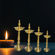 Kerala Style Brass Oil Lamp
Solid Brass Deepam Holder UAE
Brass Standing Diya with Long Stem
Indian Kerala Diya for Home Mandir
Decorative Brass Diya for Festivals