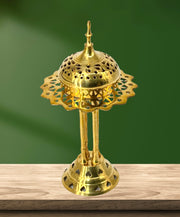 Traditional Bakhoor Burner/
Brass Bakhoor Pot/
Arabic Incense Burner/
Brass Mabkhara/
Brass Oud Burner/