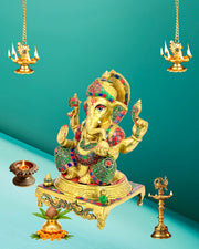 Handmade Lord Ganesha Statue UAE
Stone Work Ganesha Idol Decoration
Indian Brass Ganesha Statue Online
Brass Ganpati Sculpture for Worship