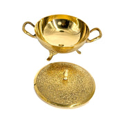 Gold Finish Brass Snack Bowl
Traditional Brass Serving Dish
Brass Snack Pot with Handle
Handcrafted Brass Dry Fruit Bowl
Round Base Brass Fruit Bowl