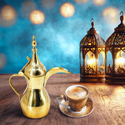 Brass Emirati Coffee Pot,Handmade,Arabic Coffee Server Pot Brass,Brass Coffee Pot Made in India,Handmade Arabic Dallah for UAE,
Luxury Coffee Pot for Arabic Serving,Traditional Emirati Brass Dallah,