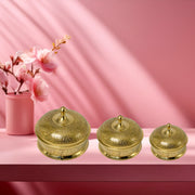 Gold Finish Brass Sugar Bowl
Round Brass Sugar Pot with Lid
Solid Brass Sugar Bowl Handcrafted
Indian Brass Sugar Container
Luxury Brass Sugar Dish for Tableware
Traditional Brass Sugar Bowl with Lid