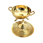 rass Sugar Bowl With Lid
Brass Snack Pot
Brass Food Storage Pot
Brass Dry Fruit Bowl With Cut Work Lid
Brass Dry Fruit Bowl