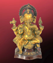 Brass Hindu God Idol Ganesha
Brass God Idol For Pooja Room
Brass Ganpati Statue for Gift