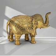 Hand Engraved Brass Elephant Figurine,Brass Handcrafted Elephant Statue,Antique Brass Elephant Decor UAE,
Elephant traditional Brass,Elephant for Home Decor,Brass Elephant Showpiece Middle East,