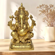 Hindu Deity Statue UAE/
Brass Ganesha for Mandir Decoration/
Vastu Ganesha Idol in Brass/
Indian God Statue Online UAE/
Traditional Ganesha Idol for Pooja/