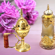 Brass Incense Burner
Brass Bakhoor Burner
Traditional Bakhoor Burner
Brass Bakhoor Pot
Arabic Incense Burner
Brass Mabkhara
Brass Oud Burner
