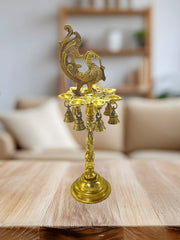 Brass Pooja Diya
Traditional Indian Diya
Peacock Brass Lamp
Decorative Oil Diya
Hindu Puja Lamp