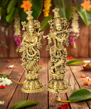 Handcrafted Brass Radha Krishna
Radha Krishna Murti Brass UAE
Traditional Radha Krishna Statue 
Radha Krishna Statue for Mandir 