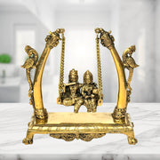 Shri Krishna Swing
Radha Krishna On Swing Murtihula 
Pure Brass Radha Krishna Swing
Pital Radha Krishna Murti Jhula