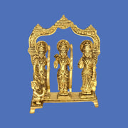 iBrass Ram Darbar Statue for Home Temple
Hand Made Ram Darbar Sculpture
Hand Engraved Brass Ram Darbar Murti