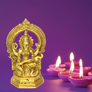 Saraswati Idol For Study Table/
Online Shop Of Brass Saraswati Idol in Dubai Uae/