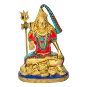 Shiva Idol for Worship and Pooja
Made in India Brass Shiva Statue
Pure Brass Hindu God Sculpture
