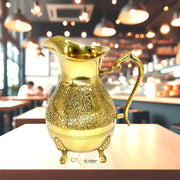 Brass Embossed Water Jug UAE
Handmade Brass Pitcher Jar UAE
Mughal Style Brass Jug with Legs
Pure Brass Water Pitcher Gold Finish Indian Brass Water Jug UAE