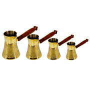 Decorative hotelware coffee pot
Brass pot with unique texture
Traditional Turkish coffee server
Luxury hotelware serving piece
Gold-brass coffee maker
Small brass brewing pot
Durable hotelware serving pot
Coffee warmer with handle
Textured brass serving vessel
Traditional hotel-style coffee pot