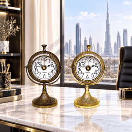 brass table clock, brass desk clock, antique brass clock, vintage table clock, decorative desk clock, nautical table clock, maritime desk clock, brass mantel clock, brass pedestal clock, 
