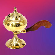 Antique Brass Incense Holder
Handcrafted Brass Bakhoor Burner
Brass Incense Burner with Lid