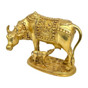 Handcrafted Brass Kamdhenu Statue
Pure Brass Kamdhenu Cow Figurine
Solid Brass Kamdhenu Sculpture
Handmade Kamdhenu Cow and Calf Idol