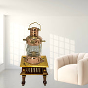 Vintage nautical collectible lamp
Copper polished maritime lamp