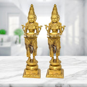 Deep Lady 58 Cm Pair Statue
Brass Deep Lakshmi Statue Pair
Brass Deep Lady Pair
Antique Brass Deep Lady Pair