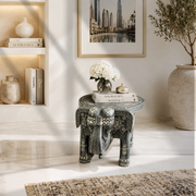 Wooden Elephant Table For Living Room,Wooden Elephant Table For Home Decor,Wooden Elephant Table,Wooden Elephant Stool,Wooden Elephant Side Table With Hand Made,Wooden Elephant Side Table,