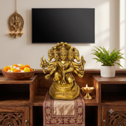 Hanuman, Panchmukhi, Brass Idol, Spiritual Décor, Hindu Statue, Religious Idol, Temple Décor  idols, Handcrafted Idols, Home Deity, Antique Hanuman, Sacred Statue, Gift Idol, Brass Décor hindu God,

