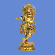 Brass Krishna Statue UAE/
Krishna Idol in Dubai/
Buy Krishna Murti Online UAE/
Traditional Krishna Idol Brass/