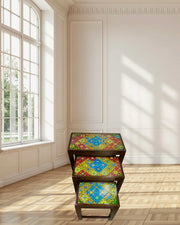 Mango wood nesting table UAE
Ceramic tile top tables Dubai
Arabic majlis side tables