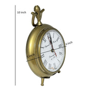 Handcrafted Nautical Table Timepiece,
Marine Brass Table Clock, Decorative Brass Nautical Watch, Steampunk Brass Desk Clock UAE.