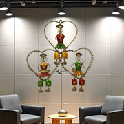 Metal musician wall art
Handcrafted wall hanging
Indian wall decor UAE
Iron wall hanging UAE
Colorful wall panel