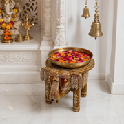 ndian Hand Painted Elephant Table Ras Al khaimah, Mango Wood Elephant Stool Fujairah, Traditional Elephant End Table Umm Al Quwain, Rajasthani Elephant Side Table Abu Dhabi, Handmade Elephant Accent Table, 
