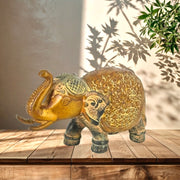Patina Brass Elephant
Hand Engraved Brass Decor
Brass Elephant Figurine
Solid Brass Elephant
Patina finish brass elephant with hand engraving