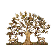 Brass Kalpavriksha wall art
Kalpavriksha tree brass décor
Brass tree of life wall hanging