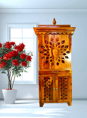 Solid wood home mandir
Handcrafted wooden pooja mandir
Sheesham wood temple UAE
Rosewood pooja mandir