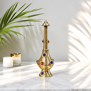 Islamic Rose Sprinkler with stone work Sharjah,Wedding Marash Gift store near me,Mughal Style Sprinkler UAE,Brass Perfume Sprinkler,Marash for worship in UAE,Ramadan Marash Gift Sharjah,Brass Rose Water Bottle Dubai,Marash for Majlis in Sharjah near me,Marash Home Decor,