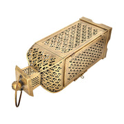 Handicrafted Iron Lantern With Antique Gold Finish