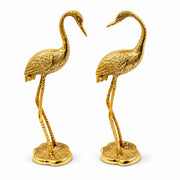 Brass Flamingos Figurine