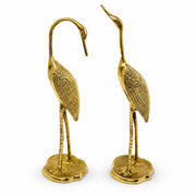 Brass Flamingos Figurine